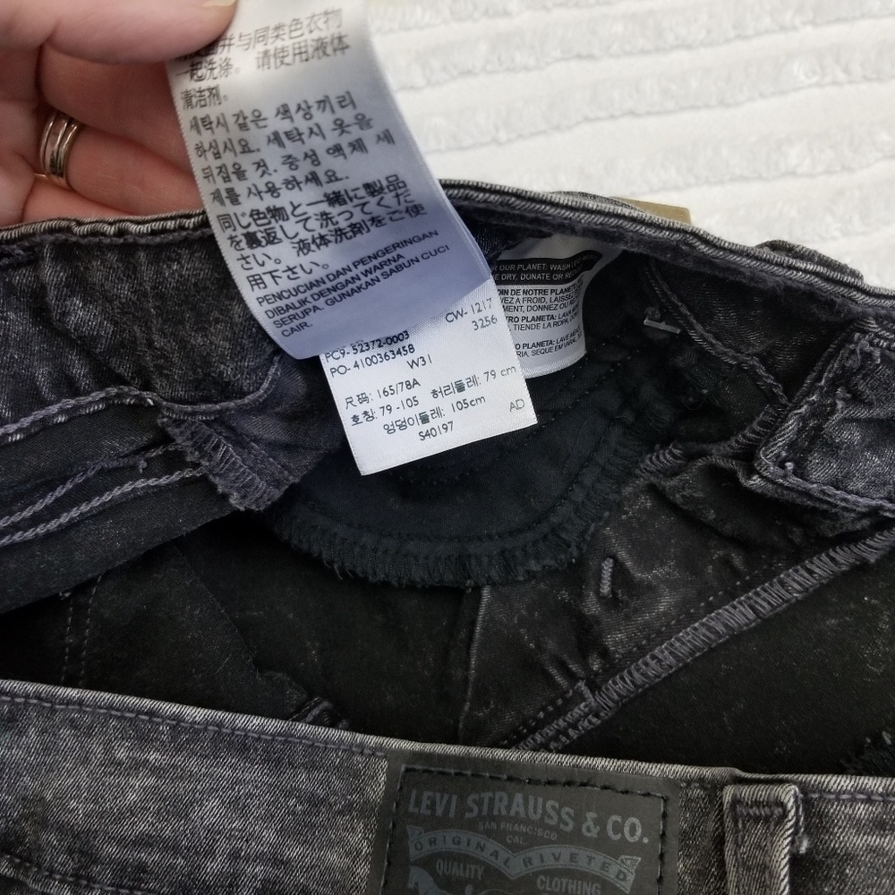 NWT Levi's 535 Ankle Acid Wash Jeans Size 31 - Picture 6 of 7